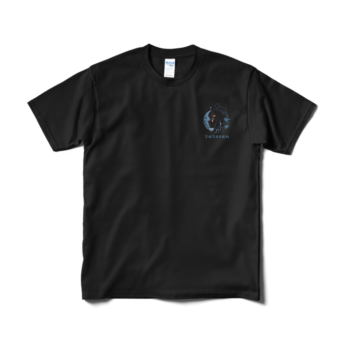 Tシャツカラーロゴ - M - ブラック