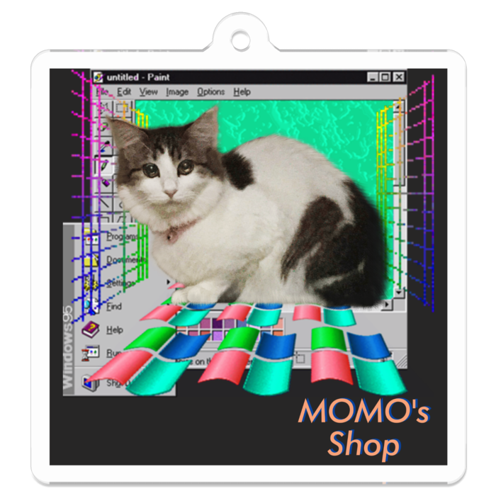 アクリルキーホルダー - 50 x 50 (mm)