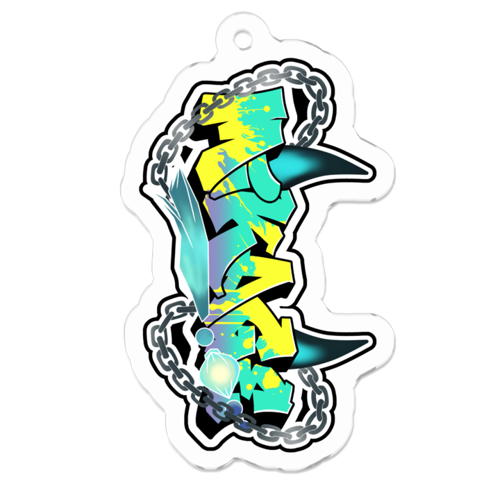 アクリルキーホルダー_B(コーティング) - 50 x 50 (mm)(1)