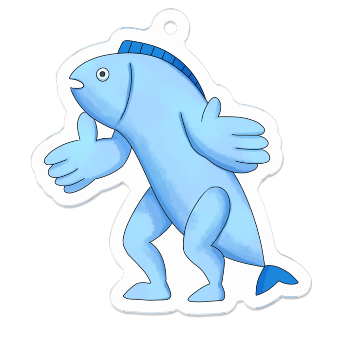 アクリルキーホルダー - 50 x 50 (mm)