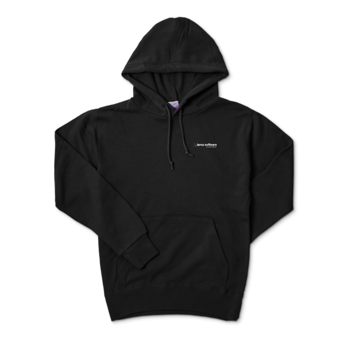 ロゴ2 - パーカー - S - ブラック