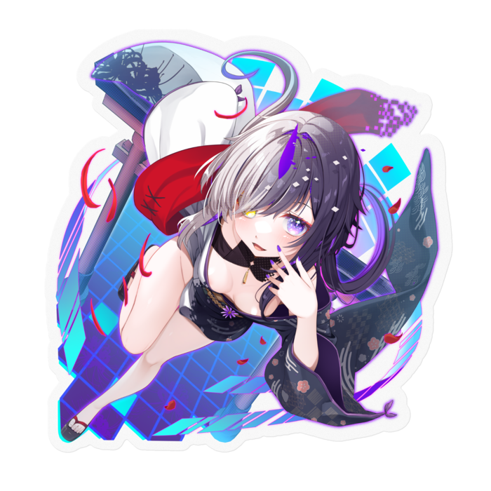 ステッカー2(枠クリア) - 100 x 100 (mm)