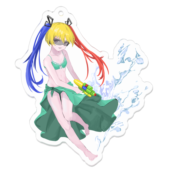 アクリルキーホルダー - 70 x 70 (mm)