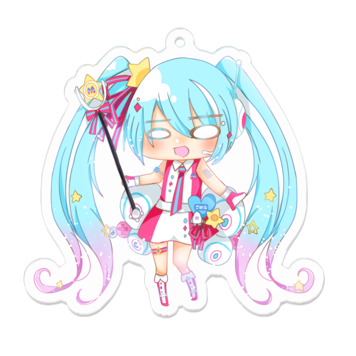 アクリルキーホルダー - 70 x 70 (mm)