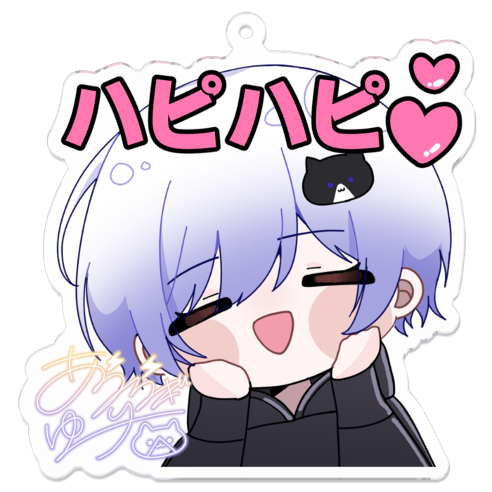 アクリルキーホルダー（コーティング） - 70 x 70 (mm)