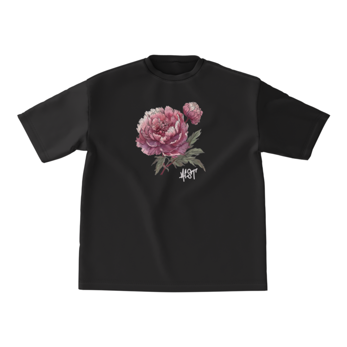 ビッグシルエットTシャツ （black）- M - 正面