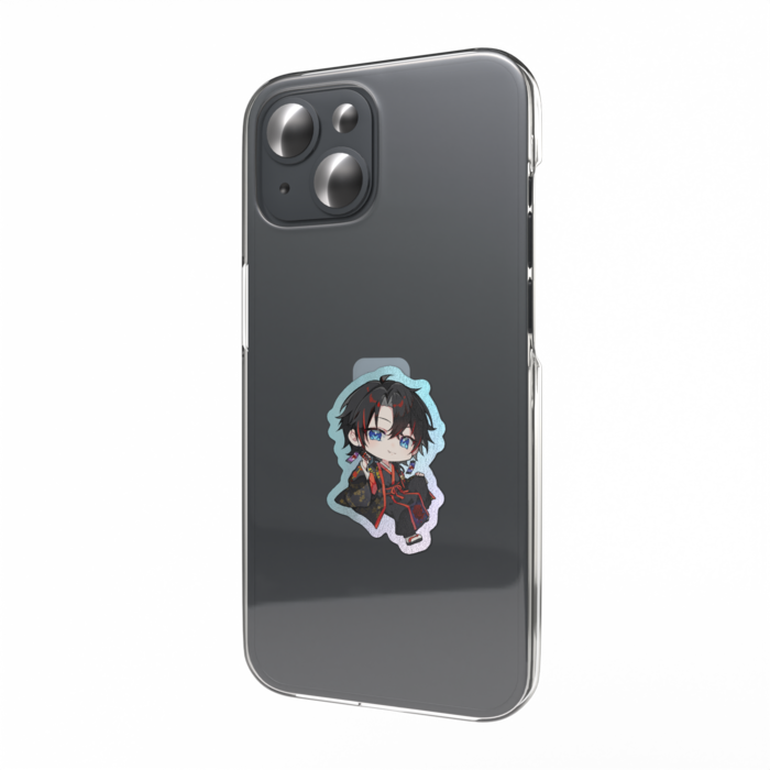 オーロラスマホステッカー - 縦