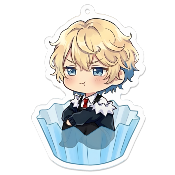 拗ね顔カップあり70 x 70