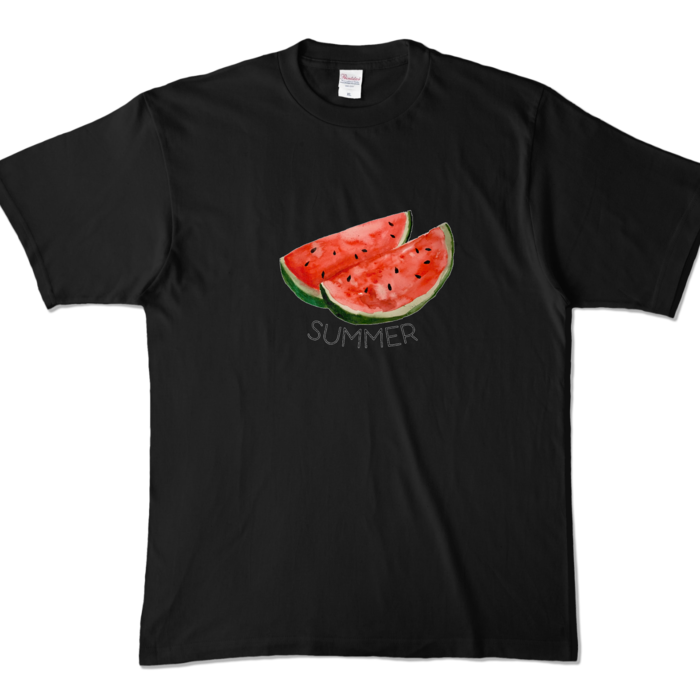 カラーTシャツ - XL - ブラック (濃色)