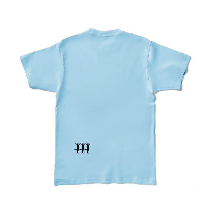 カラーTシャツ - L - ライトブルー (淡色)(1)