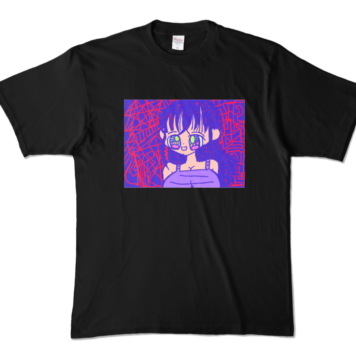 カラーTシャツ - XL - ブラック (濃色)