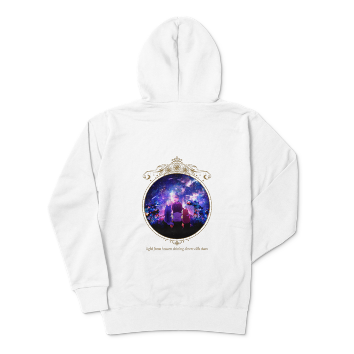 ジップパーカー - L - ホワイト