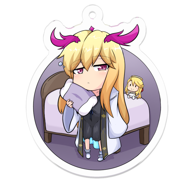 アクリルキーホルダー - 50 x 50 (mm)