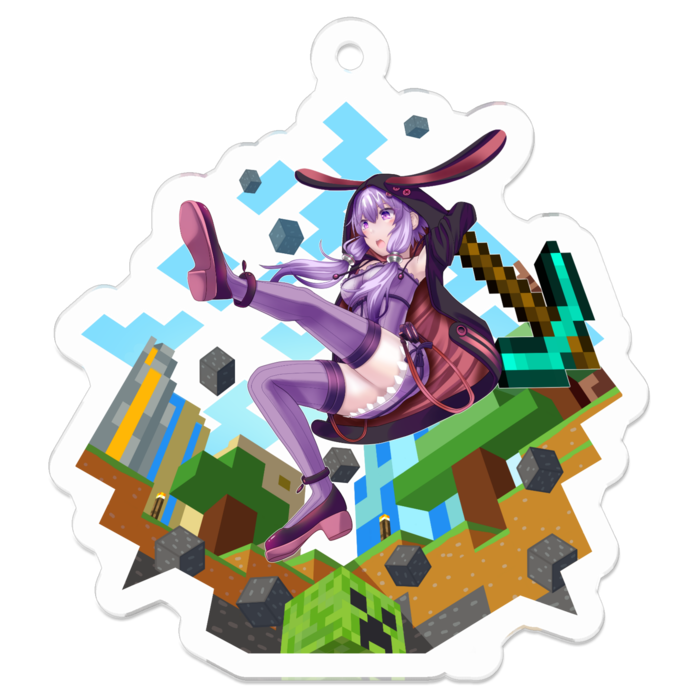 アクリルキーホルダー - 50 x 50 (mm)