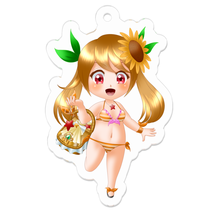 アクリルキーホルダー - 50 x 50 (mm)