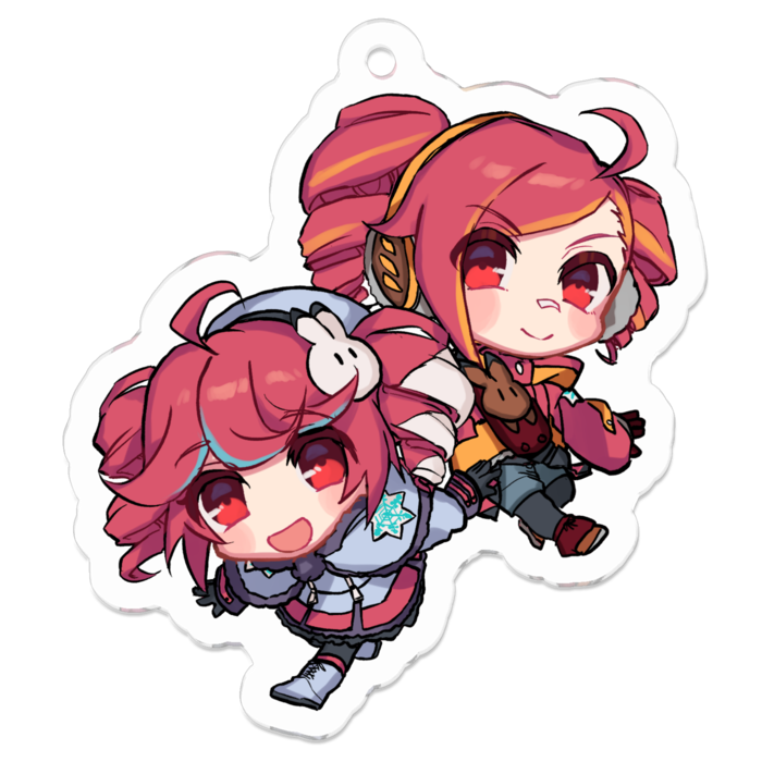 アクリルキーホルダー - 50 x 50 (mm)