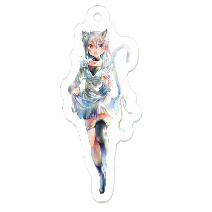 アクリルキーホルダー - 50 x 50 (mm)