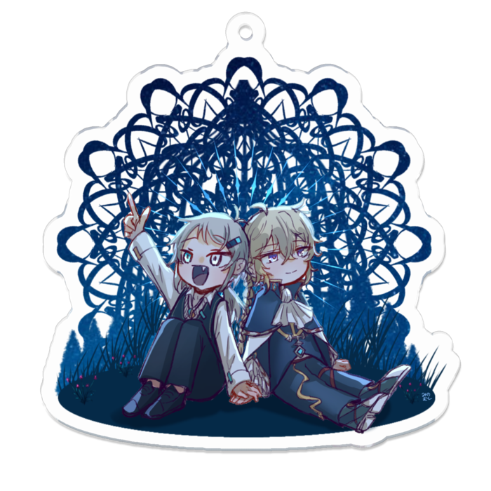 アクリルキーホルダー - 70 x 70 (mm)