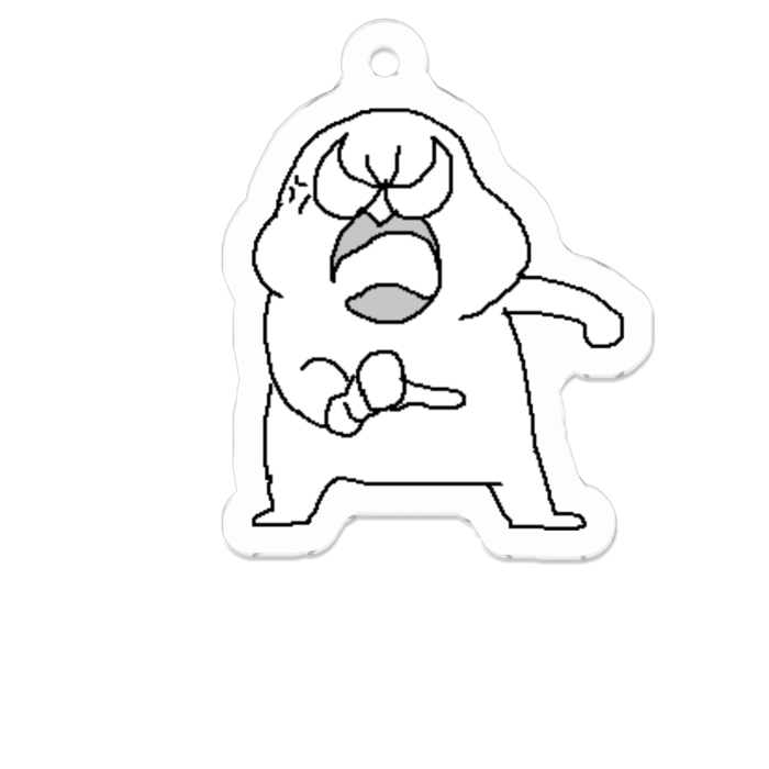 アクリルキーホルダー - 50 x 50 (mm)