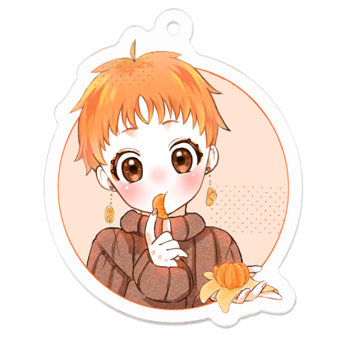 アクリルキーホルダー - 50 x 50 (mm)