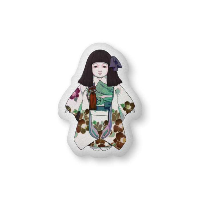 梅の人形クッション