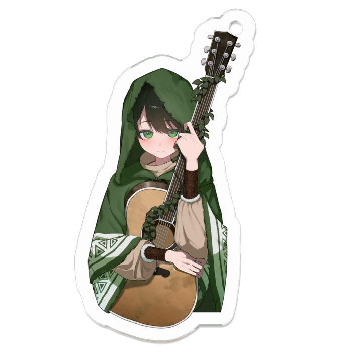 アクリルキーホルダー - 50 x 50 (mm)