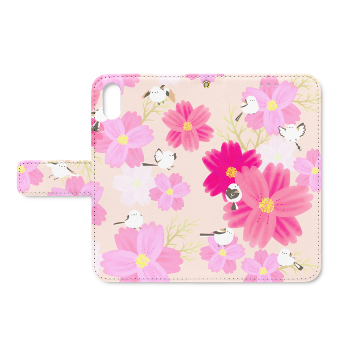 手帳型iPhoneケース - iPhone XS / X - ストラップ穴 あり