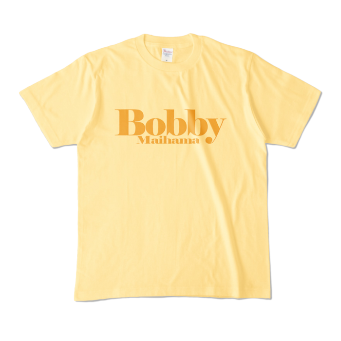 BobbyのカラーTシャツ - M - ライトイエロー (淡色)