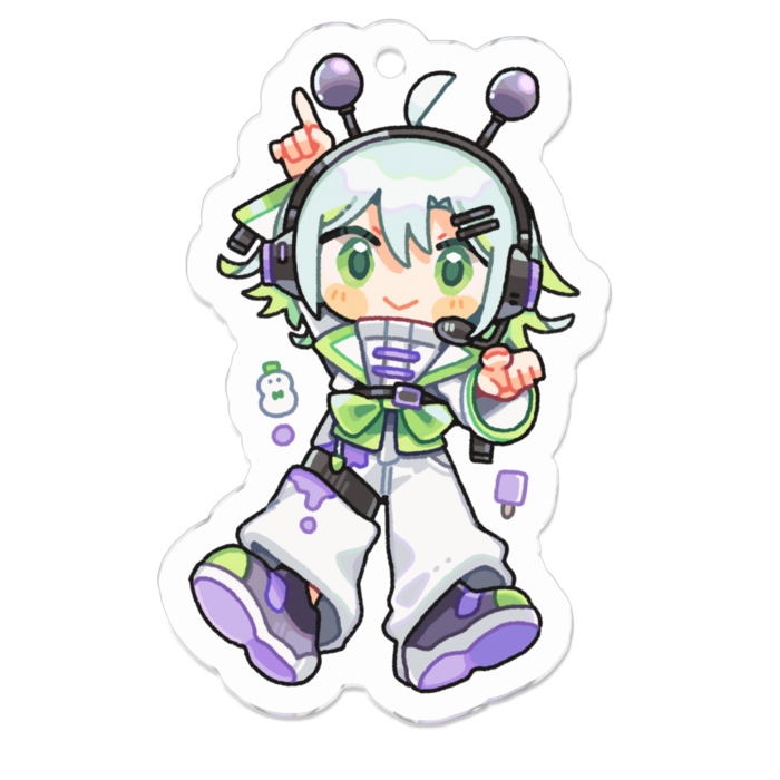 アクリルキーホルダー - 50 x 50 (mm)