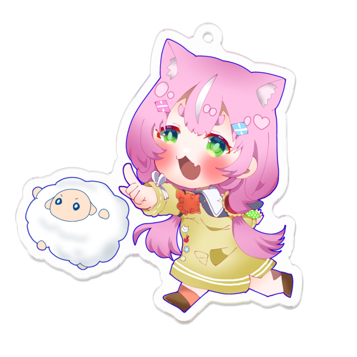 アクリルキーホルダー - 70 x 70 (mm)