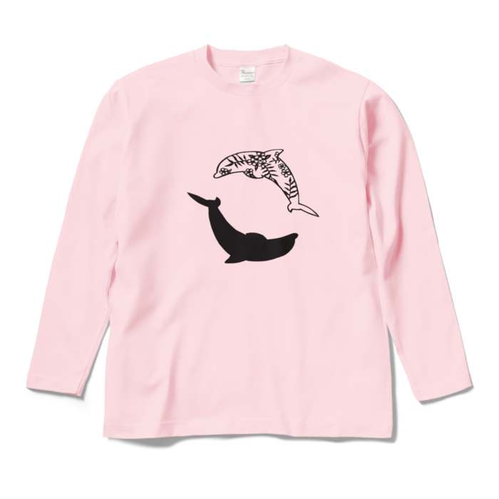 ロングスリーブTシャツ - M - ライトピンク