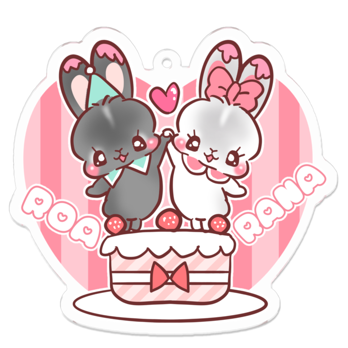 アクリルキーホルダー - 70 x 70 (mm)