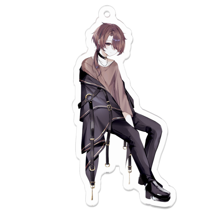 アクリルキーホルダー（コーティング） - 70 x 70 (mm)