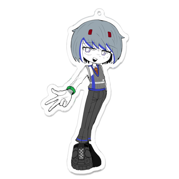 アクリルキーホルダー - 100 x 100 (mm)