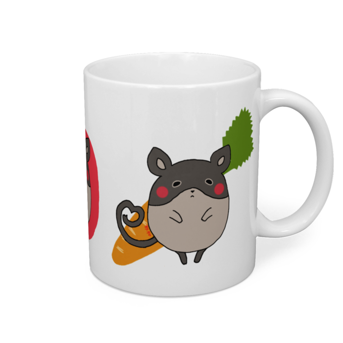 マグカップ - 直径 8 cm / 高さ 9.5 cm