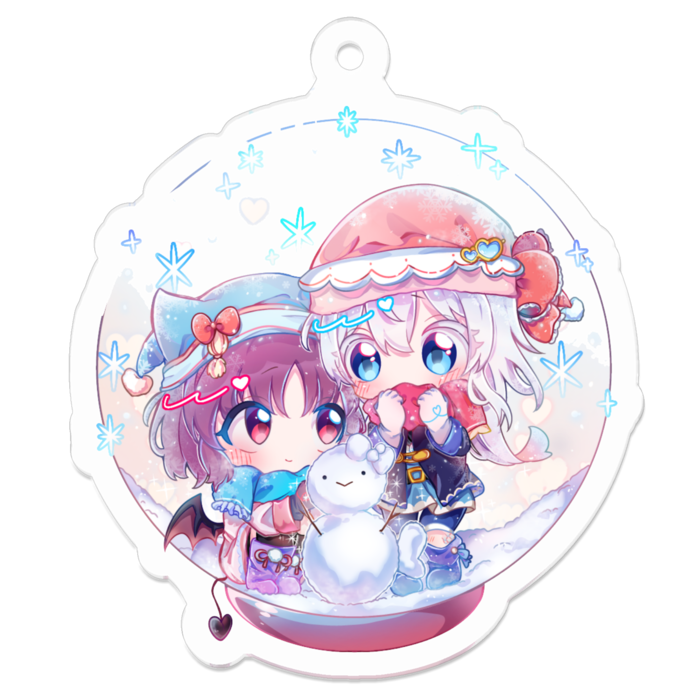 アクリルキーホルダー - 50 x 50 (mm)