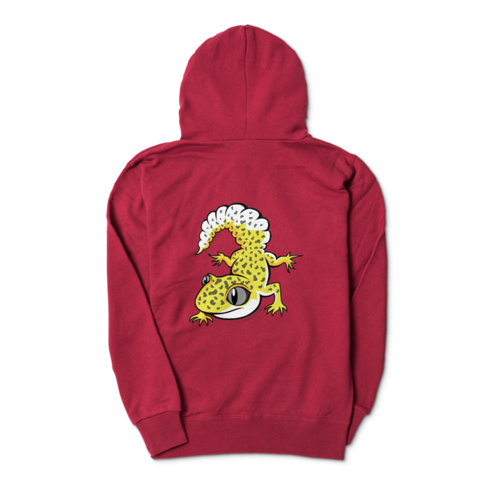 ジップパーカー - S - バーガンディ