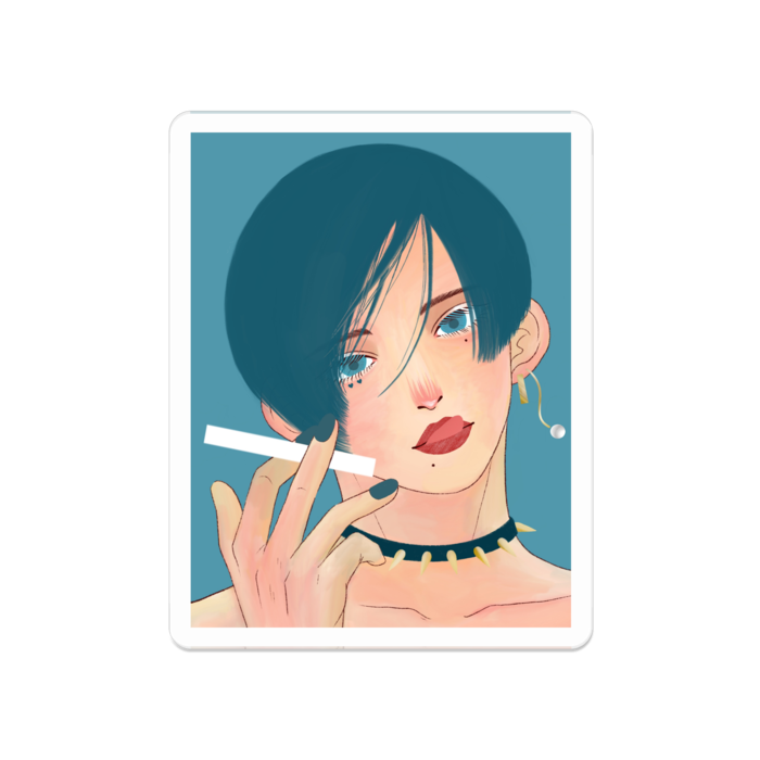 アクリルバッジ - 50 x 50 (mm)