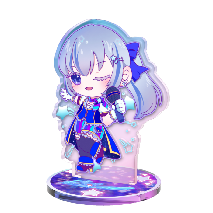 オーロラアクスタ - 70 × 70mm(ライトブルー)