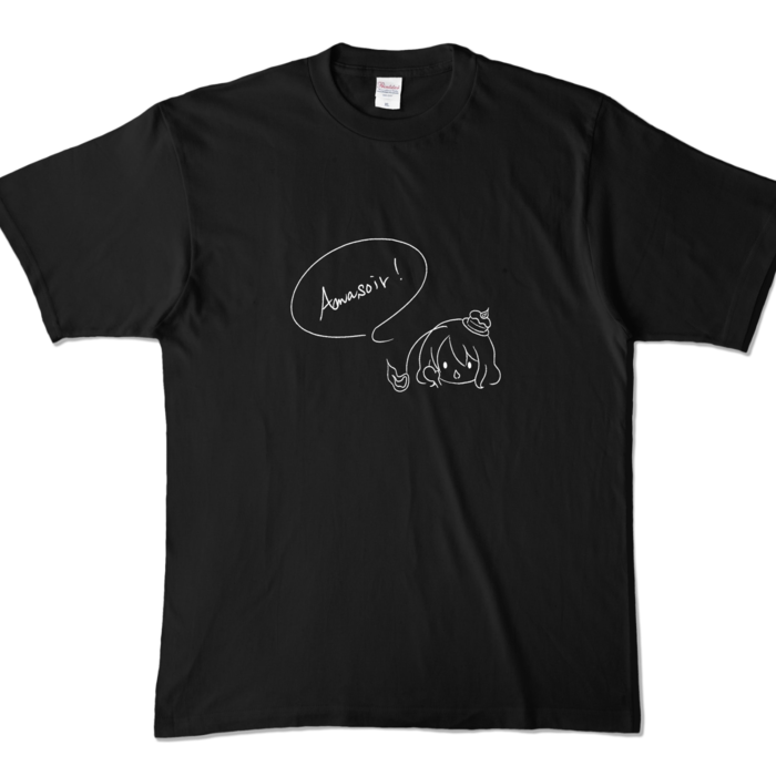 カラーTシャツ - XL - ブラック (濃色)