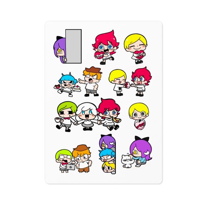 ステッカー - 100 x 100 (mm)