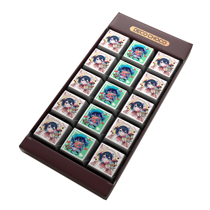 DECOチョコ - 列ごとにデザイン