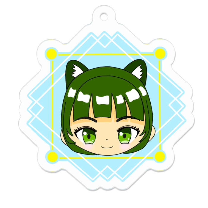 アクリルキーホルダー - 50 x 50 (mm)