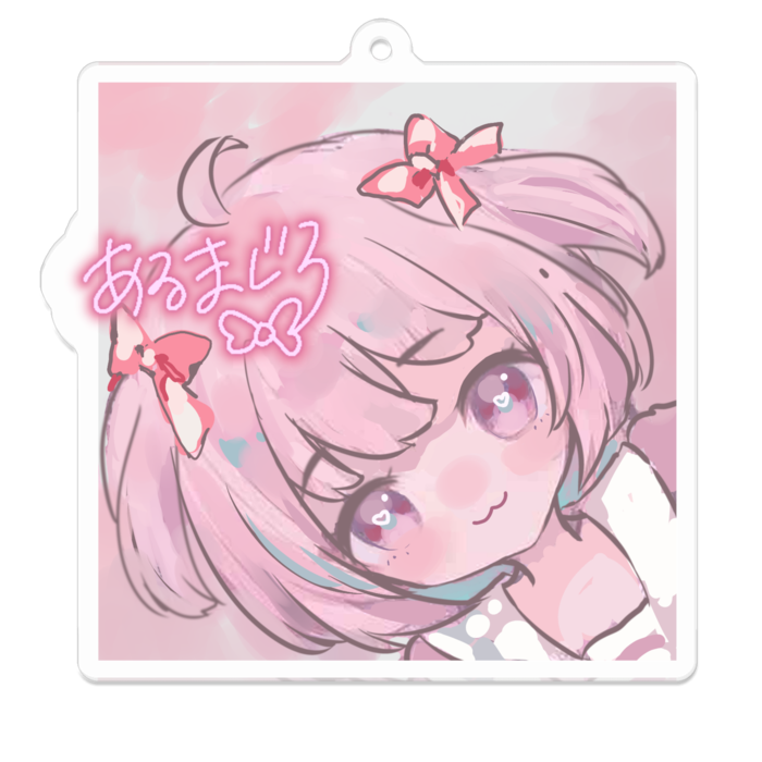 アクリルキーホルダー - 70 x 70 (mm)