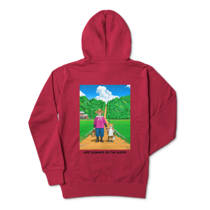 パーカー - L - バーガンディ