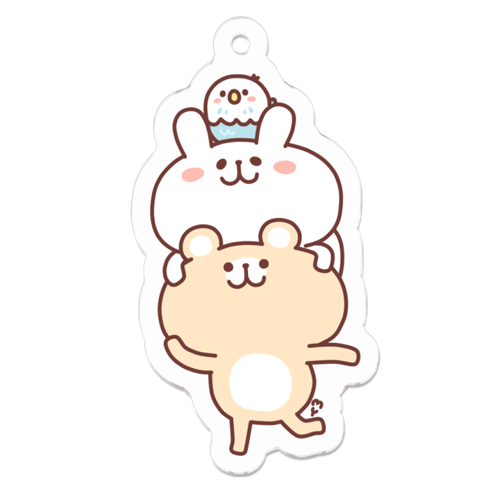 アクリルキーホルダー - 50 x 50 (mm)