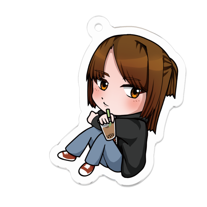 アクリルキーホルダー - 50 x 50 (mm)