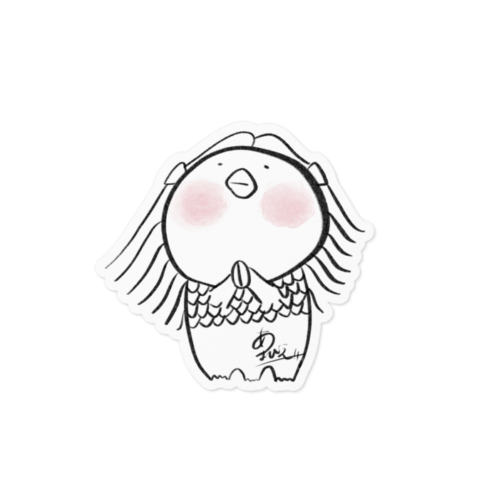 ステッカー - 100 x 100 (mm)