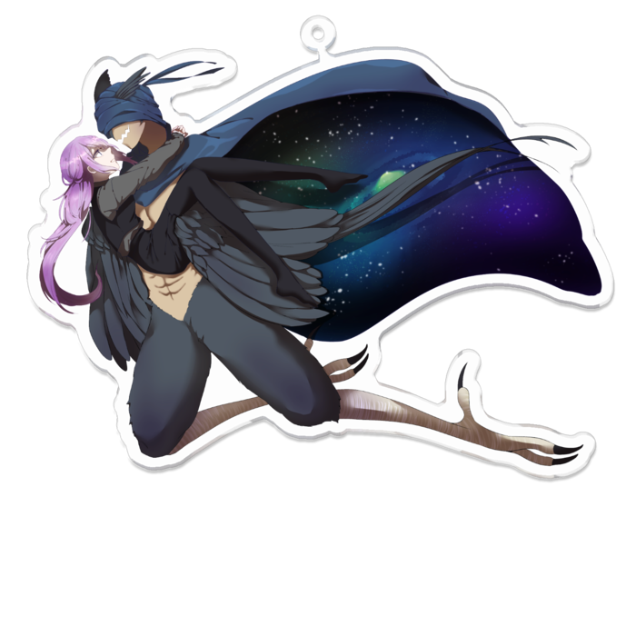 アクリルキーホルダー - 100 x 100 (mm)