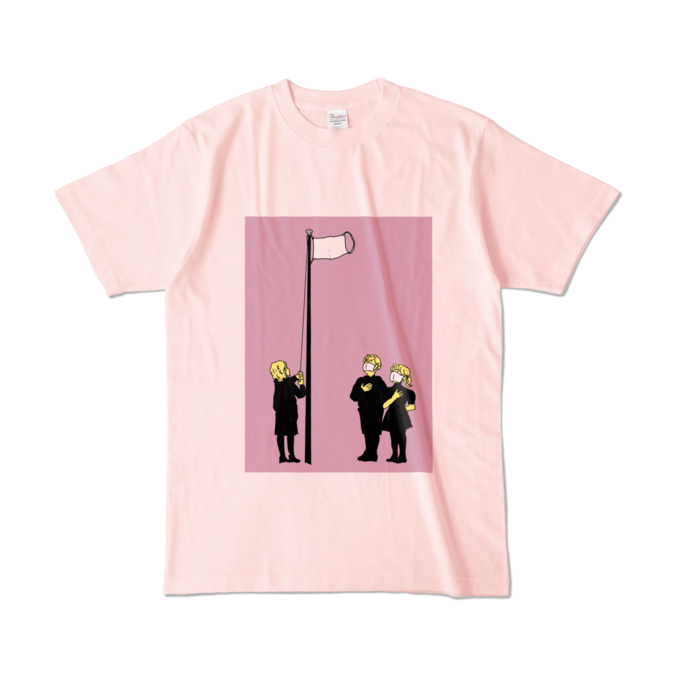 カラーTシャツ - L - ライトピンク (淡色)